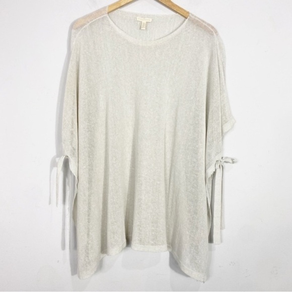 Eileen Fisher Tops - EILEEN FISHER Linen Gauze Poncho